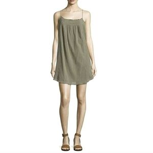 Joie Lillianna Shift Dress Green Medium Pre-owned